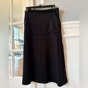 Seraphine NWT Maternity Versatile Black A-Line Skirt